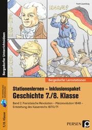 Cover von Stationenlernen Geschichte 7/8 Band 2 - inklusiv