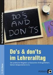 Cover von Do's & don'ts im Lehreralltag