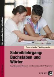Cover von Schreiblehrgang: Buchstaben und Wörter - Sekundarstufe I