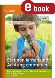 Cover von Staunen lernen und Achtung empfinden