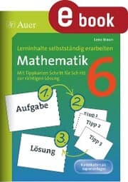 Cover von Lerninhalte selbstständig erarbeiten Mathematik 6