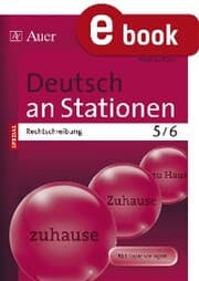 Cover von Deutsch an Stationen Spezial Rechtschreibung 5-6