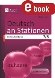 Cover von Deutsch an Stationen Spezial Rechtschreibung 7-8