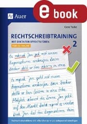 Cover von Rechtschreibtraining Mit Diktaten effektiv üben 2