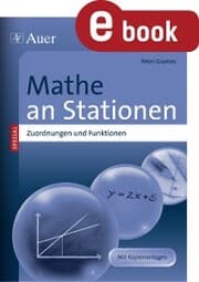 Cover von Mathe an Stationen Zuordnungen und Funktionen