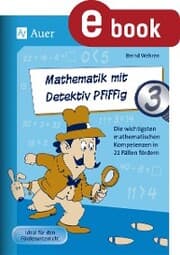 Cover von Mathematik mit Detektiv Pfiffig Klasse 3