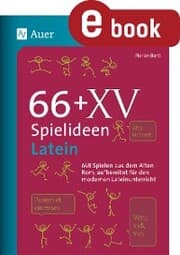 Cover von 66 + XV Spielideen Latein
