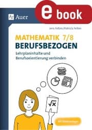 Cover von Mathematik 7-8 berufsbezogen