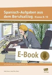 Cover von Spanisch-Aufgaben aus dem Berufsalltag Klasse 8-10