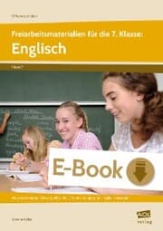 Cover von Freiarbeitsmaterialien für die 7. Klasse: Englisch