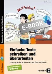 Cover von Einfache Texte schreiben und überarbeiten
