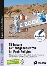 Cover von 15 basale Aktionsgeschichten im Fach Religion