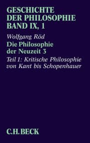 Cover von Die Philosophie der Neuzeit 3/1