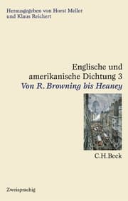 Cover von Englische und amerikanische Dichtung Bd. 3: Englische Dichtung: Von R. Browning bis Heaney