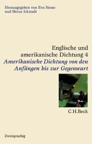 Cover von Englische und amerikanische Dichtung Bd. 4: Amerikanische Dichtung: Von den Anfängen bis zur Gegenwart