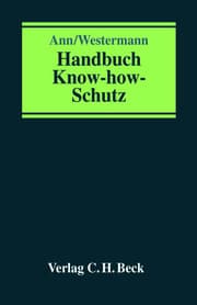 Cover von Handbuch Know-how-Schutz