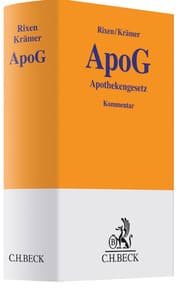 Cover von Apothekengesetz (ApoG) mit Apothekenbetriebsordnung (ApBetrO)