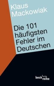 Cover von Die 101 häufigsten Fehler im Deutschen