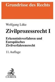 Cover von Zivilprozessrecht I