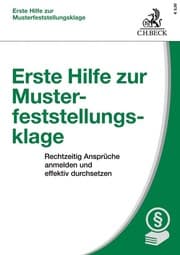 Cover von Erste Hilfe zur Musterfeststellungsklage