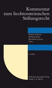 Cover von Kommentar zum liechtensteinischen Stiftungsrecht