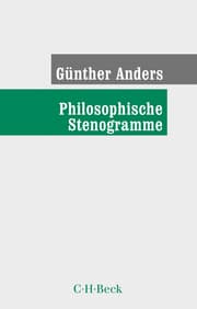Cover von Philosophische Stenogramme