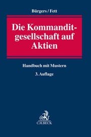 Cover von Die Kommanditgesellschaft auf Aktien