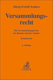 Cover von Versammlungsrecht