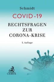 Cover von COVID-19 - Rechtsfragen zur Corona-Krise