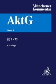Cover von Münchener Kommentar zum Aktiengesetz Band 1: §§ 1-75