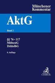 Cover von Münchener Kommentar zum Aktiengesetz Bd. 2: §§ 76-117, MitbestG, DrittelbG