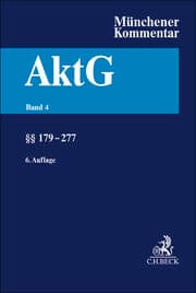 Cover von Münchener Kommentar zum Aktiengesetz 4: §§ 179-277