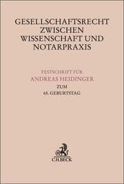 Cover von Gesellschaftsrecht zwischen Wissenschaft und Notarpraxis