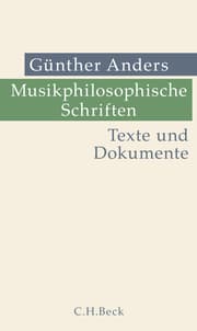 Cover von Musikphilosophische Schriften