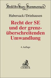 Cover von Recht der SE und der grenzüberschreitenden Umwandlung