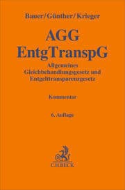 Cover von Allgemeines Gleichbehandlungsgesetz und Entgelttransparenzgesetz. AGG EntgTranspG