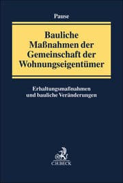 Cover von Bauliche Maßnahmen der Gemeinschaft der Wohnungseigentümer
