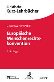 Cover von Europäische Menschenrechtskonvention