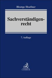 Cover von Sachverständigenrecht