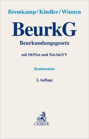 Cover von Beurkundungsgesetz. BeurkG