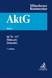 Cover von Münchener Kommentar zum Aktiengesetz 2: §§ 76-117, MitbestG, DrittelbG