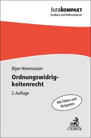 Cover von Ordnungswidrigkeitenrecht
