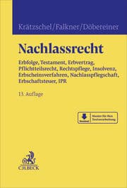 Cover von Nachlassrecht