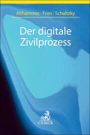 Cover von Der digitale Zivilprozess