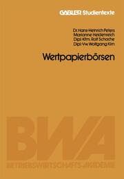 Cover von Wertpapierbörsen