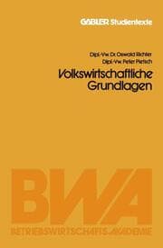 Cover von Volkswirtschaftliche Grundlagen