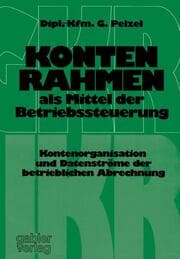 Cover von Kontenrahmen als Mittel der Betriebssteuerung
