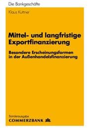Cover von Mittel- und Langfristige Exportfinanzierung