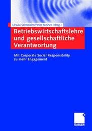 Cover von Betriebswirtschaftslehre und gesellschaftliche Verantwortung