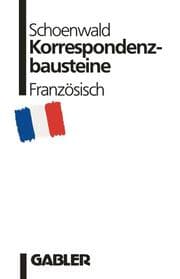 Cover von Korrespondenzbausteine Französisch